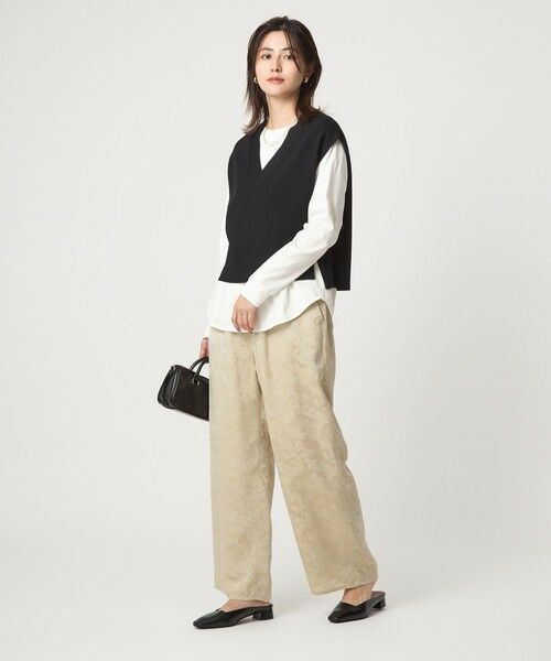 green label relaxing / グリーンレーベル リラクシング カットソー | ラウンドヘム スムース ロングスリーブ プルオーバー | 詳細4