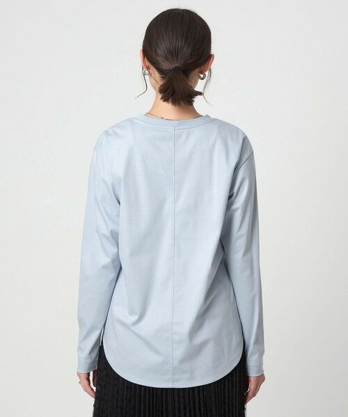 green label relaxing / グリーンレーベル リラクシング カットソー | ラウンドヘム スムース ロングスリーブ プルオーバー | 詳細16