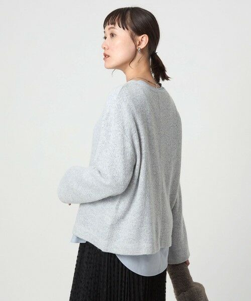 green label relaxing / グリーンレーベル リラクシング カットソー | ラウンドヘム スムース ロングスリーブ プルオーバー | 詳細10