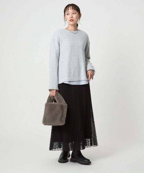 green label relaxing / グリーンレーベル リラクシング カットソー | ラウンドヘム スムース ロングスリーブ プルオーバー | 詳細12