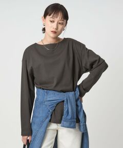 green label relaxing / グリーンレーベル リラクシング カットソー | バスク ロングスリーブ Tシャツ