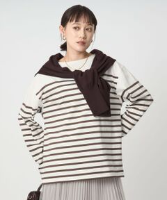 green label relaxing / グリーンレーベル リラクシング カットソー | バスク ロングスリーブ Tシャツ