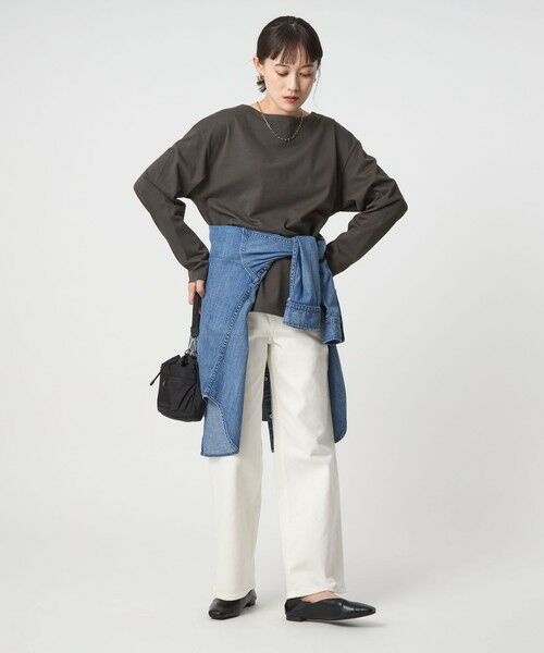 green label relaxing / グリーンレーベル リラクシング カットソー | バスク ロングスリーブ Tシャツ | 詳細2