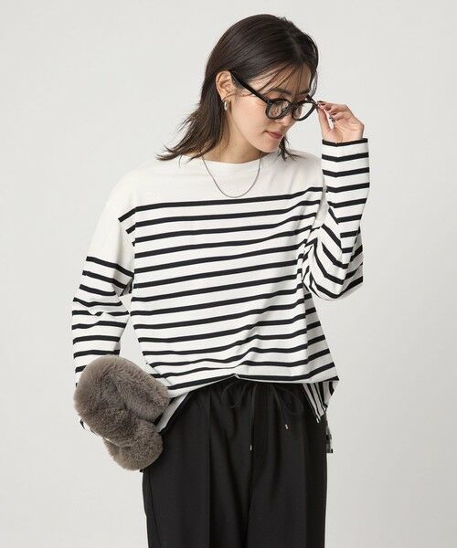 green label relaxing / グリーンレーベル リラクシング カットソー | バスク ロングスリーブ Tシャツ | 詳細8