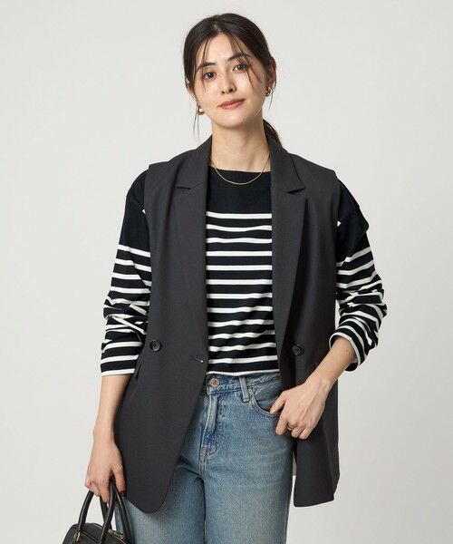 green label relaxing / グリーンレーベル リラクシング カットソー | バスク ロングスリーブ Tシャツ | 詳細15