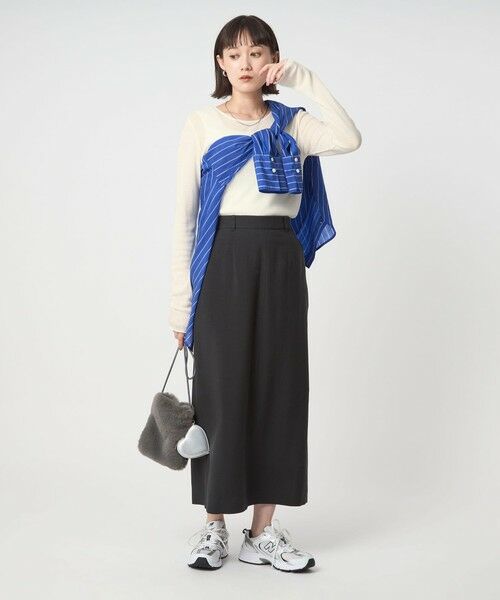 green label relaxing / グリーンレーベル リラクシング カットソー | テレコ クルーネック プルオーバー | 詳細3