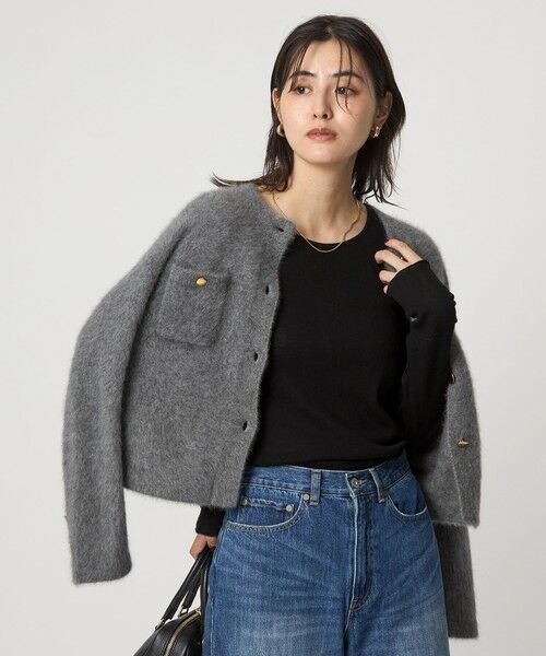 green label relaxing / グリーンレーベル リラクシング カットソー | テレコ クルーネック プルオーバー | 詳細5