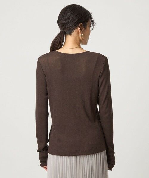 green label relaxing / グリーンレーベル リラクシング カットソー | テレコ クルーネック プルオーバー | 詳細17