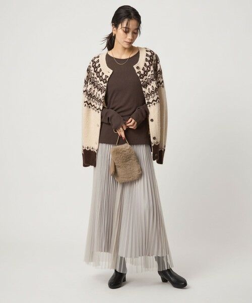 green label relaxing / グリーンレーベル リラクシング カットソー | テレコ クルーネック プルオーバー | 詳細13