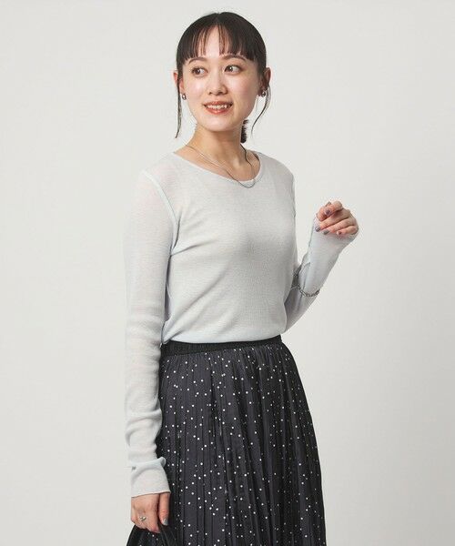 green label relaxing / グリーンレーベル リラクシング カットソー | テレコ クルーネック プルオーバー | 詳細23