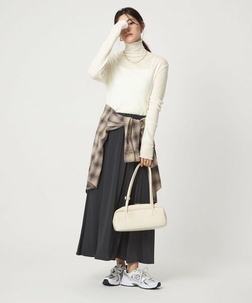 green label relaxing / グリーンレーベル リラクシング カットソー | テレコ タートルネック プルオーバー | 詳細3