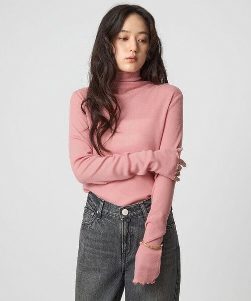 green label relaxing / グリーンレーベル リラクシング カットソー | テレコ タートルネック プルオーバー | 詳細18