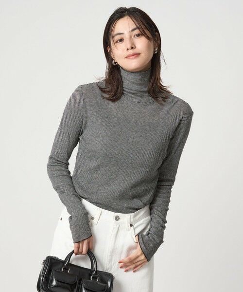 green label relaxing / グリーンレーベル リラクシング カットソー | テレコ タートルネック プルオーバー | 詳細21