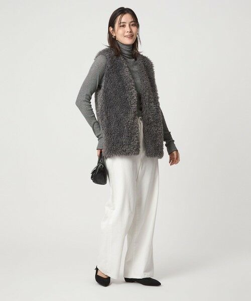 green label relaxing / グリーンレーベル リラクシング カットソー | テレコ タートルネック プルオーバー | 詳細23