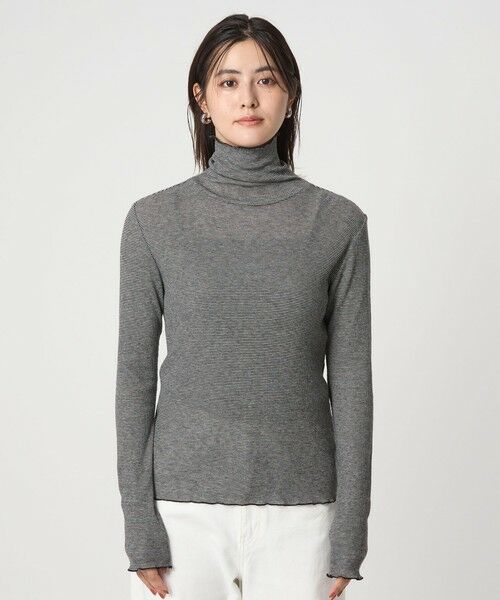 green label relaxing / グリーンレーベル リラクシング カットソー | テレコ タートルネック プルオーバー | 詳細24