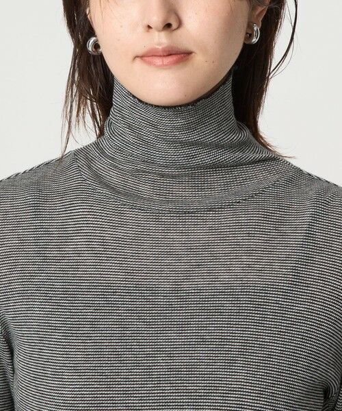 green label relaxing / グリーンレーベル リラクシング カットソー | テレコ タートルネック プルオーバー | 詳細27
