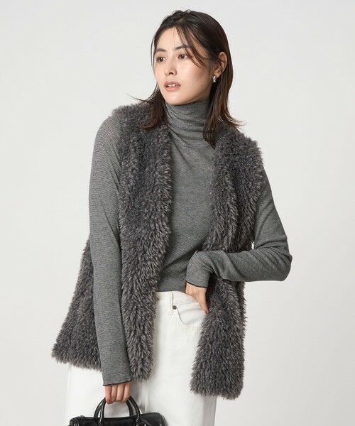 green label relaxing / グリーンレーベル リラクシング カットソー | テレコ タートルネック プルオーバー(その他1)