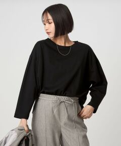 green label relaxing / グリーンレーベル リラクシング カットソー | ポンチ ドルマン プルオーバー