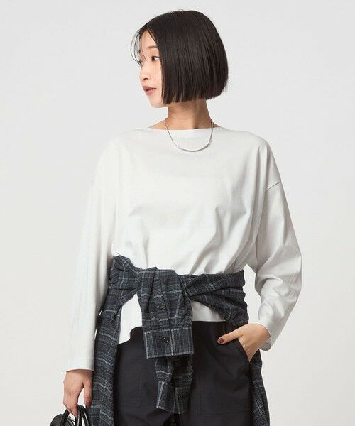 green label relaxing / グリーンレーベル リラクシング カットソー | ポンチ ドルマン プルオーバー | 詳細1