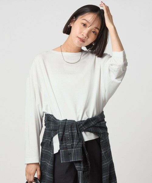green label relaxing/グリーンレーベル リラクシング ポンチ ドルマン プルオーバー OFF WHITE FREE green label relaxing/グリーンレーベル リラクシング ポンチ ドルマン プルオーバー OFF WHITE FREE