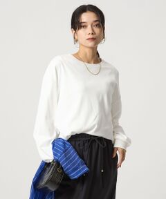 green label relaxing / グリーンレーベル リラクシング カットソー | フィブリル タッチ ロングスリーブ トップス