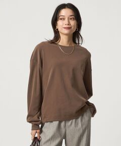 green label relaxing / グリーンレーベル リラクシング カットソー | フィブリル タッチ ロングスリーブ トップス