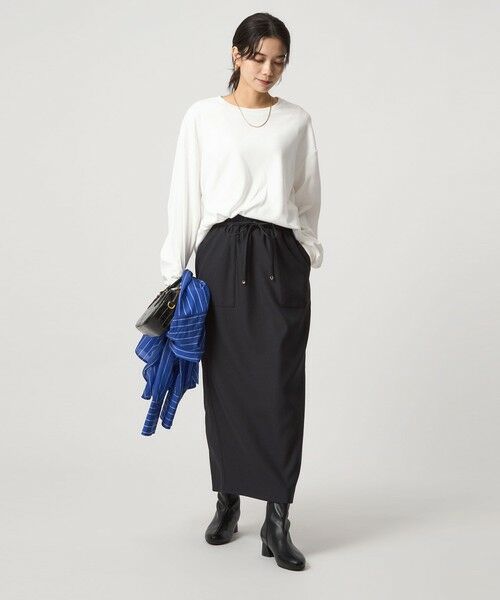 green label relaxing / グリーンレーベル リラクシング カットソー | フィブリル タッチ ロングスリーブ トップス | 詳細2