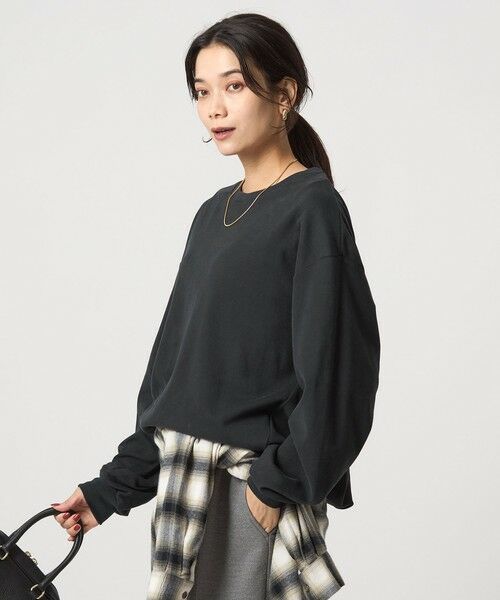 green label relaxing / グリーンレーベル リラクシング カットソー | フィブリル タッチ ロングスリーブ トップス | 詳細6