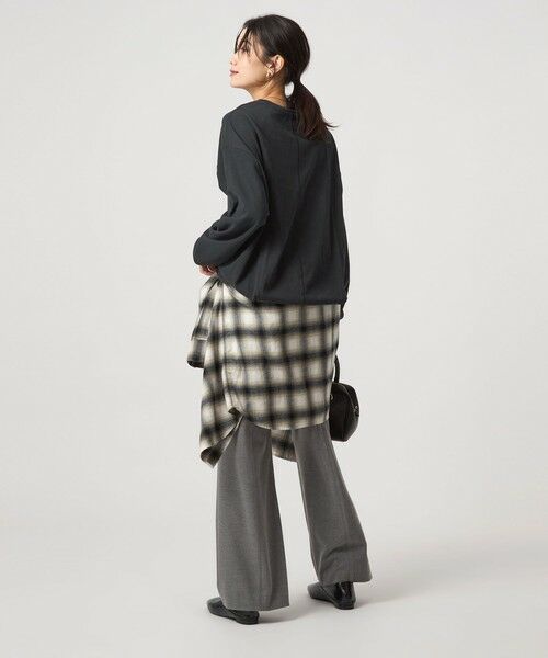 green label relaxing / グリーンレーベル リラクシング カットソー | フィブリル タッチ ロングスリーブ トップス | 詳細10