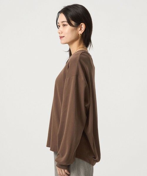 green label relaxing / グリーンレーベル リラクシング カットソー | フィブリル タッチ ロングスリーブ トップス | 詳細16