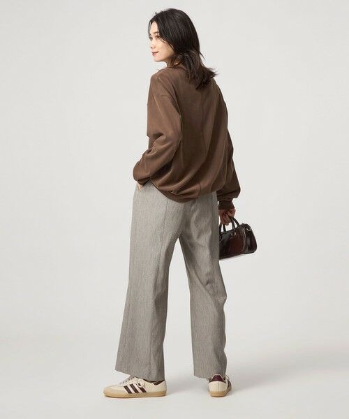 green label relaxing / グリーンレーベル リラクシング カットソー | フィブリル タッチ ロングスリーブ トップス | 詳細14