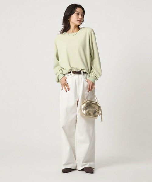 green label relaxing / グリーンレーベル リラクシング カットソー | フィブリル タッチ ロングスリーブ トップス | 詳細25