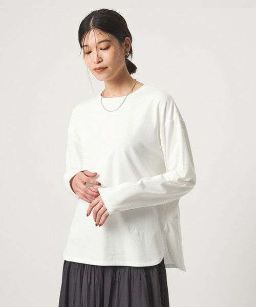 green label relaxing / グリーンレーベル リラクシング カットソー | 【WEB限定】＜at ease＞ロングスリーブ カットソー UVカット | 詳細6