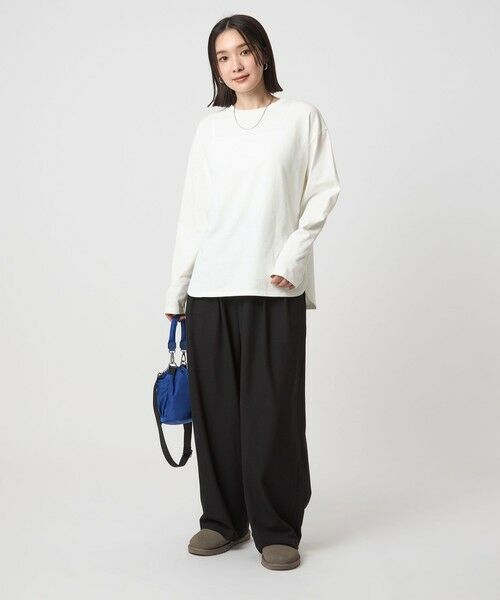 green label relaxing / グリーンレーベル リラクシング カットソー | 【WEB限定】＜at ease＞ロングスリーブ カットソー UVカット | 詳細3