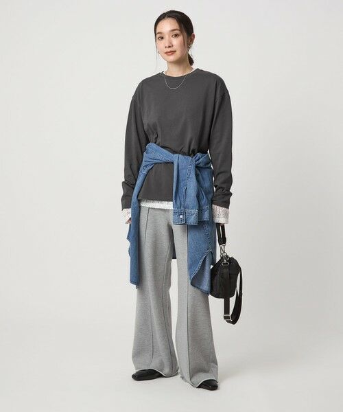 green label relaxing / グリーンレーベル リラクシング カットソー | 【WEB限定】＜at ease＞ロングスリーブ カットソー UVカット | 詳細14