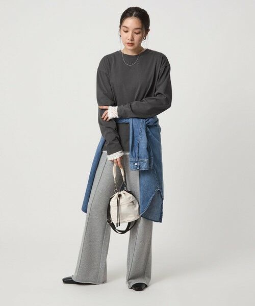 green label relaxing / グリーンレーベル リラクシング カットソー | 【WEB限定】＜at ease＞ロングスリーブ カットソー UVカット | 詳細15