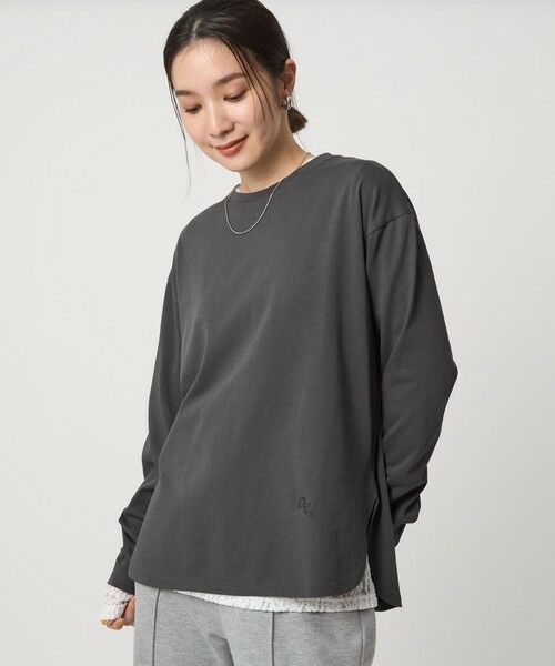 green label relaxing / グリーンレーベル リラクシング カットソー | 【WEB限定】＜at ease＞ロングスリーブ カットソー UVカット | 詳細16