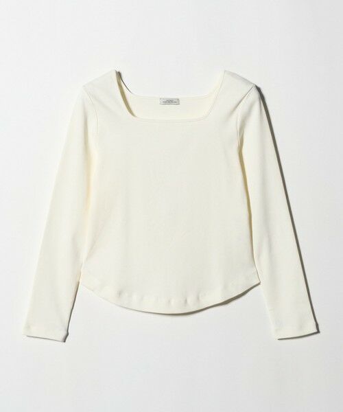 green label relaxing / グリーンレーベル リラクシング カットソー | デコルテ フライス ロングスリーブ プルオーバー | 詳細6