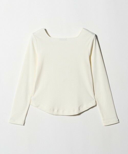 green label relaxing / グリーンレーベル リラクシング カットソー | デコルテ フライス ロングスリーブ プルオーバー | 詳細7