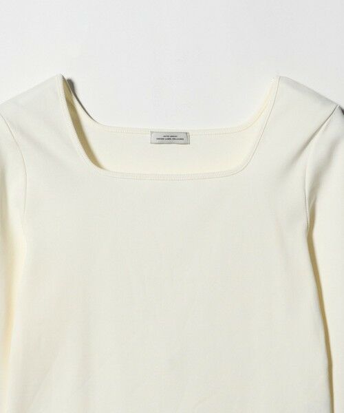 green label relaxing / グリーンレーベル リラクシング カットソー | デコルテ フライス ロングスリーブ プルオーバー | 詳細8