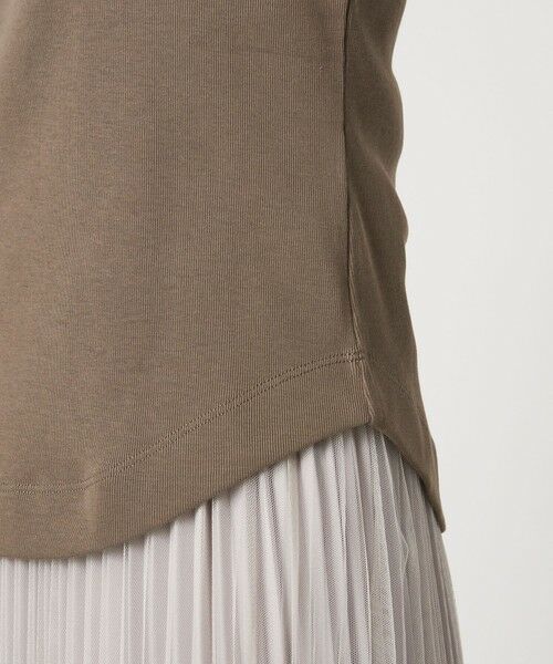 green label relaxing / グリーンレーベル リラクシング カットソー | デコルテ フライス ロングスリーブ プルオーバー | 詳細23