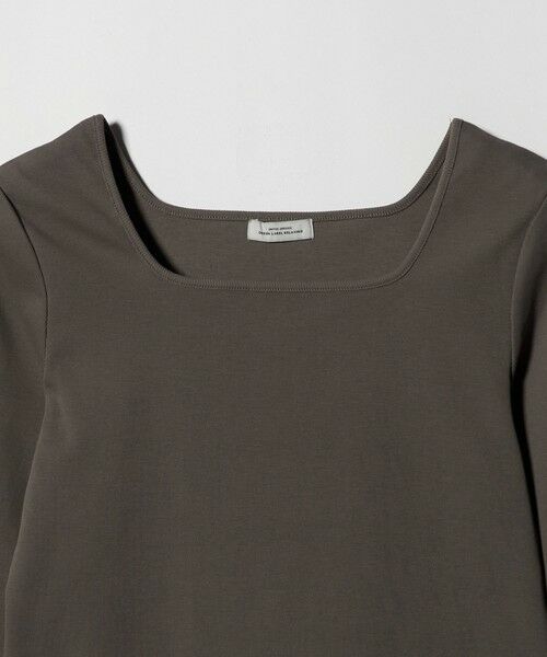 green label relaxing / グリーンレーベル リラクシング カットソー | デコルテ フライス ロングスリーブ プルオーバー | 詳細27