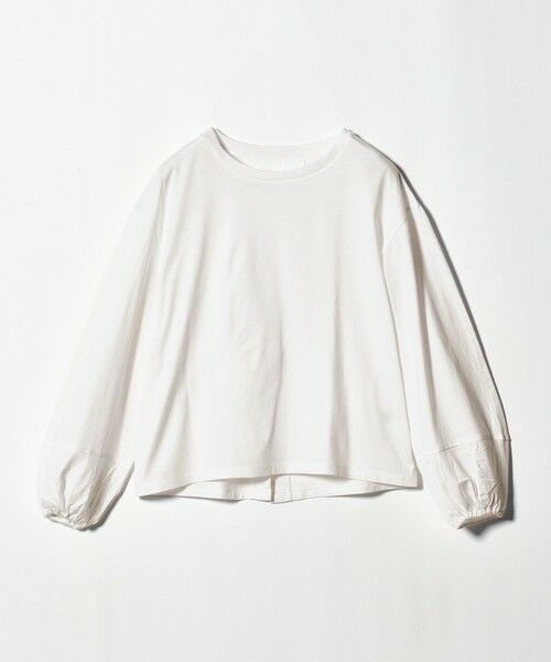 green label relaxing / グリーンレーベル リラクシング カットソー | パフギャザー ロングスリーブ プルオーバー カットソー | 詳細4