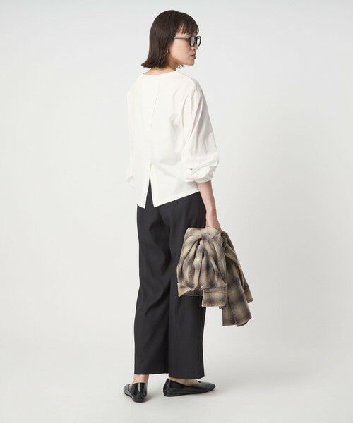 green label relaxing / グリーンレーベル リラクシング カットソー | パフギャザー ロングスリーブ プルオーバー カットソー | 詳細3