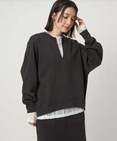 green label relaxing / グリーンレーベル リラクシング カットソー | 【WEB限定】＜at ease＞ダブルフェイス プルオーバー カットソー