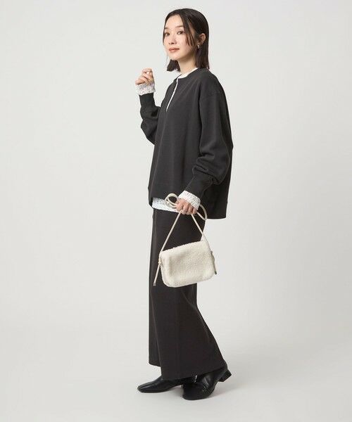 green label relaxing / グリーンレーベル リラクシング カットソー | 【WEB限定】＜at ease＞ダブルフェイス プルオーバー カットソー | 詳細4