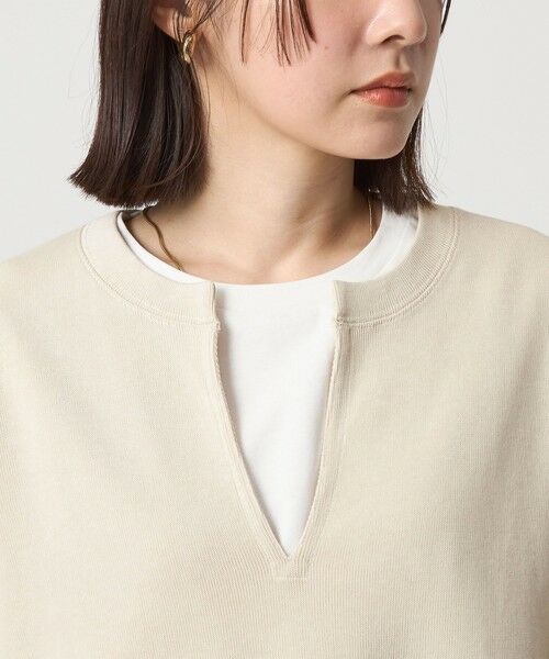 green label relaxing / グリーンレーベル リラクシング カットソー | 【WEB限定】＜at ease＞ダブルフェイス プルオーバー カットソー | 詳細23