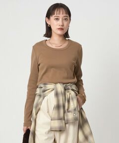 green label relaxing / グリーンレーベル リラクシング カットソー | フライス Uネック Tシャツ