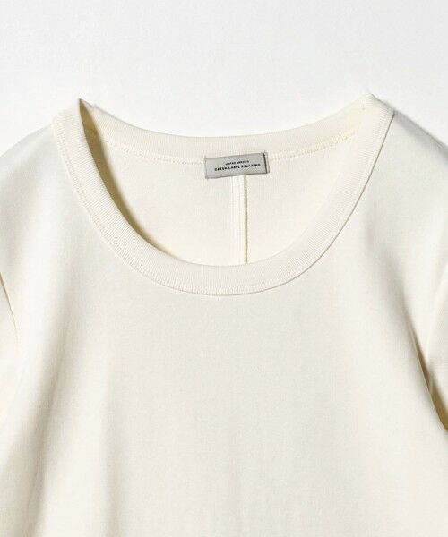 green label relaxing / グリーンレーベル リラクシング カットソー | フライス Uネック Tシャツ | 詳細7