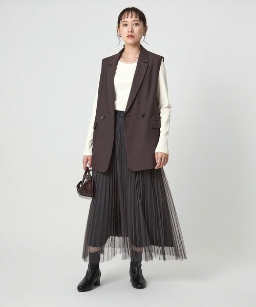 green label relaxing / グリーンレーベル リラクシング カットソー | フライス Uネック Tシャツ | 詳細4